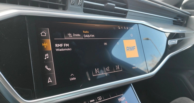 Audi A6 cena 218800 przebieg: 58311, rok produkcji 2020 z Rybnik małe 742